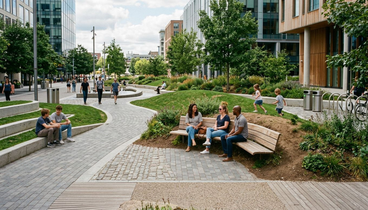 Aménagement urbain : la micro-topographie, ce détail qui change tout