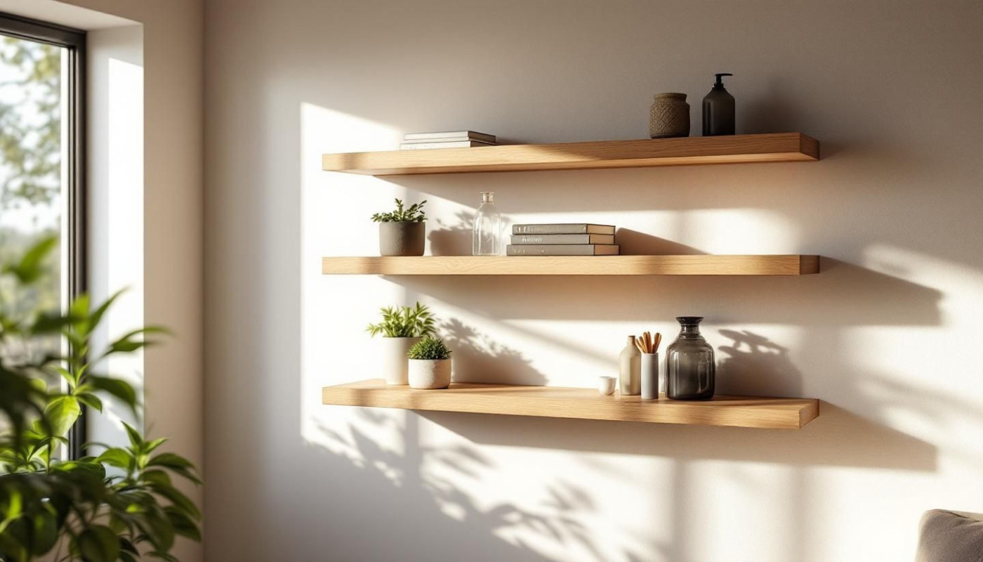 Agencement - Comment intégrer des étagères murales dans un petit appartement