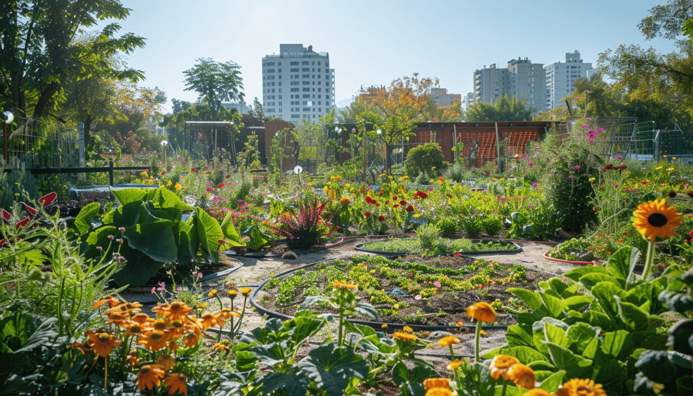 Création d'un jardin permaculture en milieu urbain stratégies pour un espace vert durable et productif