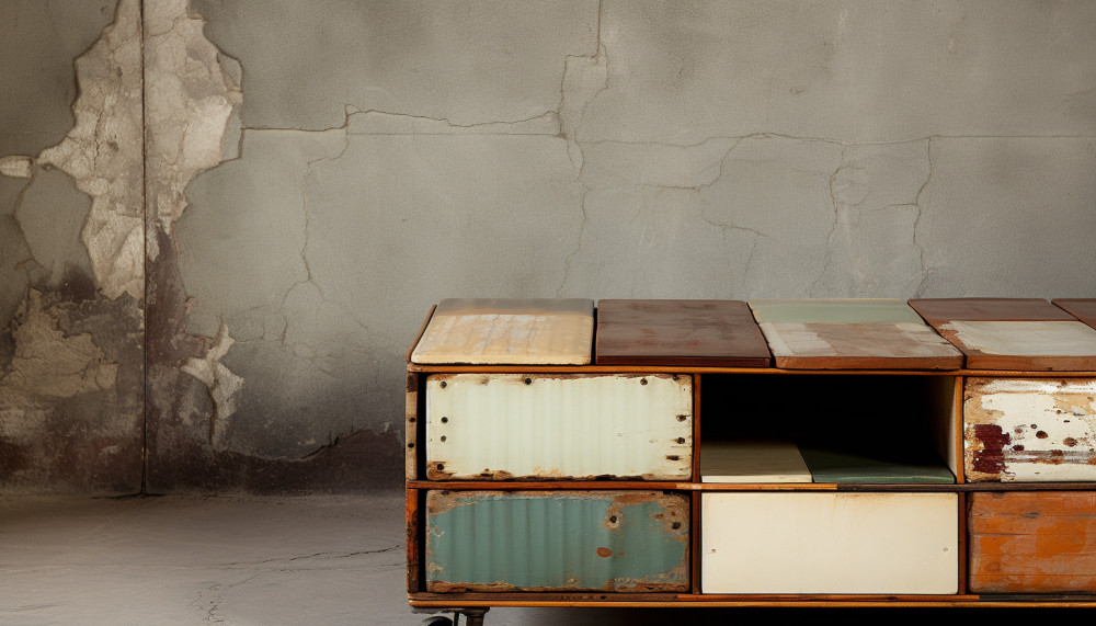 Mobilier recyclé pour un intérieur écologique