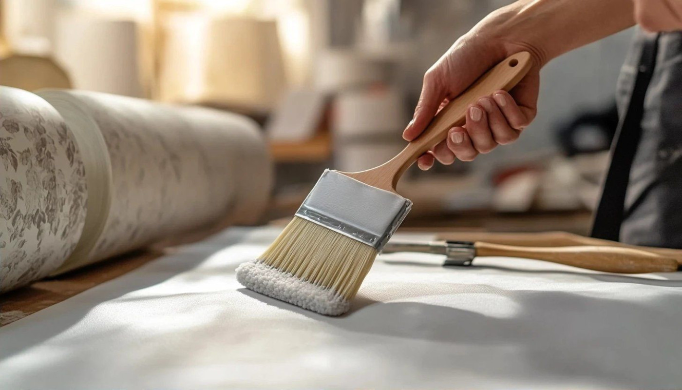 Techniques modernes pour l'application efficace de la colle à papier peint