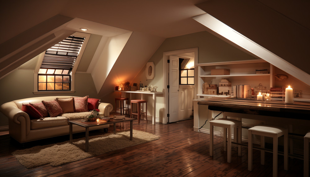 Transformation d'un grenier en espace de vie luxueux